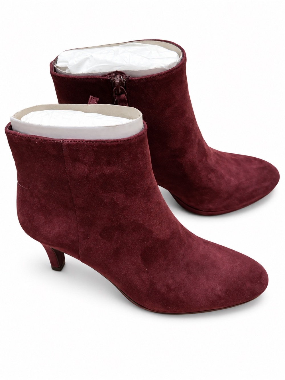 Violet & Red Burgundy Ankle Booties Size 7 NEW